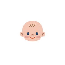 디자인아지트 패밀리 마스크 걸이, 아기1, 1개