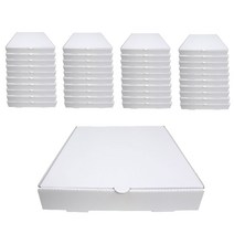 더담다 무지 사각 피자박스 263 x 263 x 39.5 mm, 40개