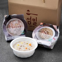 섬밀 초록눈 프리미엄죽 300g x 6종 기프트세트, 1세트