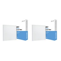 CHAMOA 헤파 11등급 PM0.3 차랑용 에어컨 필터, 2개, A118