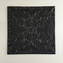 꾸미 접착식 폼타일 28 x 28 cm CT-08 SE, 블랙, 40개
