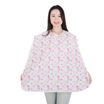 클린유니폼 성인용 방수 턱받이 목걸이형, 핑크원형, 1개