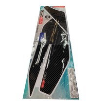 튠에이블 에폭시 카본 스타일 3D PCX 사이드 패드, 블랙, 1개