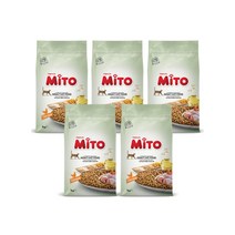 미토프리미엄 어덜트용 치킨 고양이 건식사료 5p, 1kg, 닭, 5개
