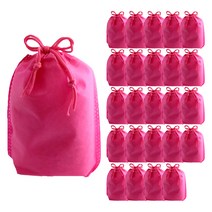 부직포 복주머니 더스트백 15 x 20 cm 25p, 핫핑크, 1개