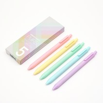 카코 퓨어 에디션 마카롱 젤펜 5종 세트 Ver 2 0.5mm, 혼합색상, 1세트