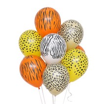 셈퍼텍스 정글패턴혼합 풍선 30cm 50p, 랜덤발송, 1개
