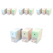 날쌘거북이 투웨이 연필깎이 핑크 4p + 블루 4p + 그린 4p 세트, 혼합색상, 1세트