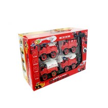 토이앤토이 DIY 조립 소방 건설 세트, 혼합색상