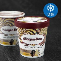 하겐다즈 파인트 트위스트 벨지안 앤 크런치 초콜릿 바닐라 (냉동), 403ml, 1개