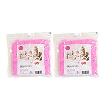 라호키즈 어린이 클레이 샌드 2p, 핑크, 600g