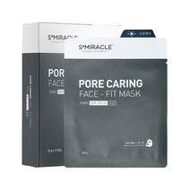 에스미라클 포어 케어링 페이스 핏 마스크팩 30g, 10개입, 1개