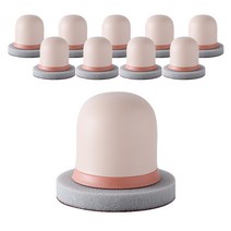 북유럽 감성 오리지날 핸들 브러쉬 연마제 핑크, 10개, 1개입