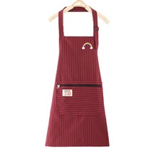 미화부장 지퍼 주머니 작업 방수 앞치마, 02 레드, 1개