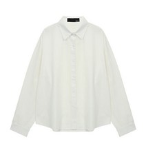 비엔엑스 여성용 솔리드 카라 루즈 셔츠