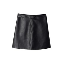 로반트 A라인 레더 미니 스커트 SK4019K18