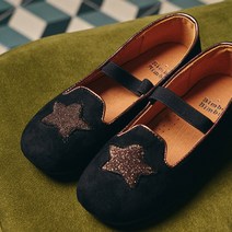 빔보빔바 여아용 밴딩 별 플랫슈즈