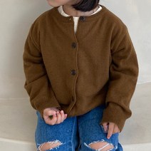 느엘 아동용 캐시미어 가디건
