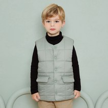 월튼키즈 아동용 달콤 스퀘어 리버시블 패딩조끼