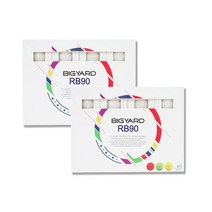 빅야드 골프공 유광 2피스 RB90 24p, 화이트, 2세트