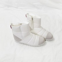 디아 여성용 마랑슈 투톤 패딩 털안감 방한 숏부츠 2cm