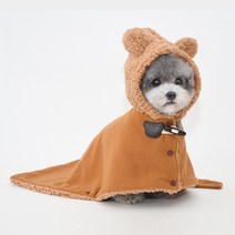 Itemtrade 반려동물 침낭변형 망토, 01 브라운