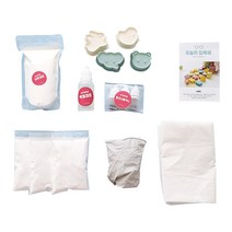 오늘의 입욕제 동물 버블배쓰밤 만들기 DIY 키트, 혼합색상