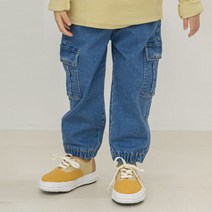 바브키즈 아동용 조거 기모 청팬츠