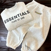 앤젤아이 아동용 ESSE 기모 맨투맨 + 하의 트레이닝 세트
