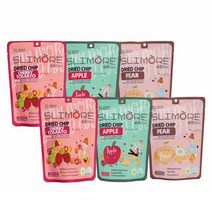 슬림모어 건조 과일칩 3종 세트 15g, 사과, 배, 방울토마토, 1세트