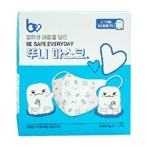 뷰라뷰 뚜니 마스크 4~7세 유아용 마시멜로뚜니, 50매입, 1개, 마시멜로 뚜니