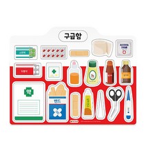 자석나라 역할놀이 자석 구급함, 혼합색상