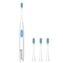 벡셀 화이트 크리닝 전동칫솔 블루 + 칫솔모 3p 세트, BT-100BL