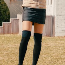 헤지스골프 여성용 저지다운 스커트 HWSK1D791BK