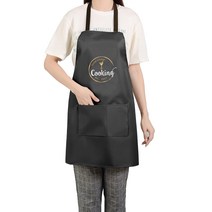 Itemtrade 심플한 주머니앞치마, 08 블랙 와인 잔, 1개