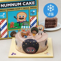 서울브레드 브레드이발소 눔눔 초코크림 케이크 (냉동), 500g, 1개