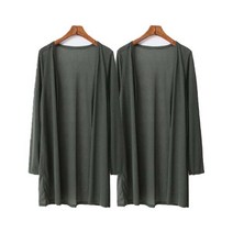 아이엠수 여성용 여름 기본 가디건 2p