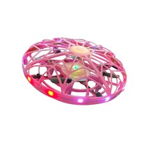 넷솔루션 미니 UFO 드론 장난감, 핑크