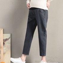민성컴퍼니 임산부 9부 데님 팬츠