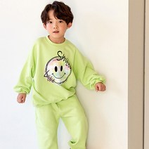 아동용 물나염 스마일패치 맨투맨