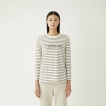 올리비아로렌 여성용 핫픽스 포인트 스트라이프 티셔츠 VVCALYS2161