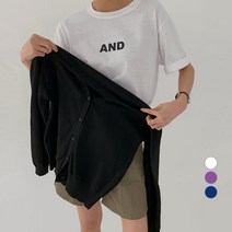 바블링브룩 여성용 앤드 레터링 반팔 티셔츠
