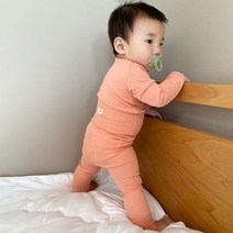 더맨디 아동용 푸딩 골지 9부 배앓이 방지 실내복