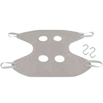 인뮤즈 펫 반려동물 미용 해먹 M   고리 2p 세트, 그레이, 1세트