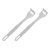 바스티 스텐 혀클리너 백태제거 실버, 14g, 2개