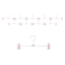 리빙홈디테일 북유럽 바지걸이, 핑크, 10개