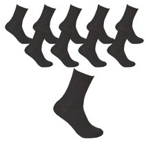 트라이 남성용 링크스 신사 면 정장 양말 10p