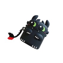 클리니스 실리콘 드레곤 에어팟 프로 케이스, 블랙홀