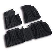 3더블유 에코라이너 FULL TPE 3D 카매트 3종 세트, 블랙, 기아 K8 하이브리드 2021년 4월~ (가솔린 / 디젤 / 2륜)