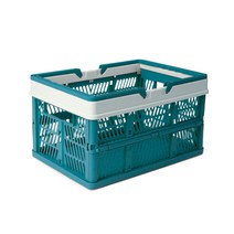 캠핑 바구니 폴딩박스, 블루, 1개